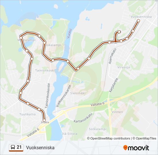 21-route-schedules-stops-maps-vuoksenniska-updated