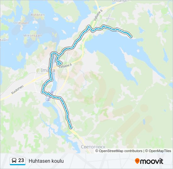 23 Route: Schedules, Stops & Maps - Huhtasen koulu (Updated)