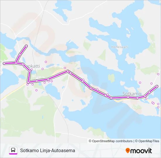 SOTKATTI Bus Line Map