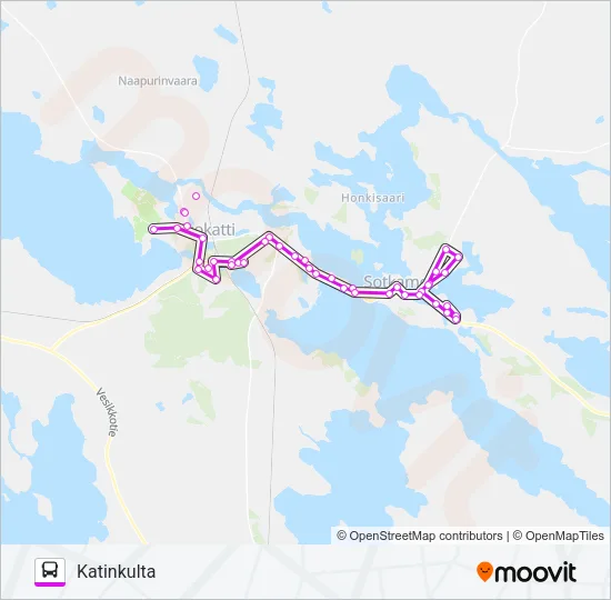 SOTKATTI Bus Line Map