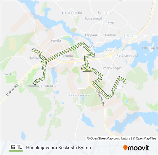 1L bus Line Map