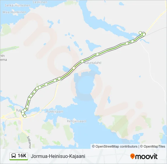16K Bus Line Map