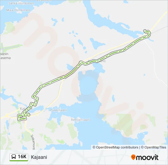 16K Bus Line Map