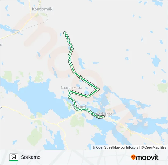 PAAKKI AP Bus Line Map