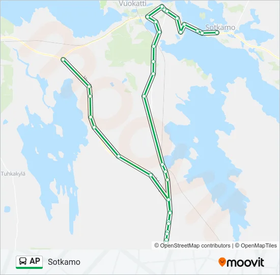AP Bus Line Map