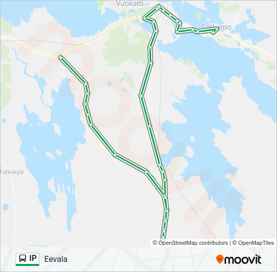 IP Bus Line Map