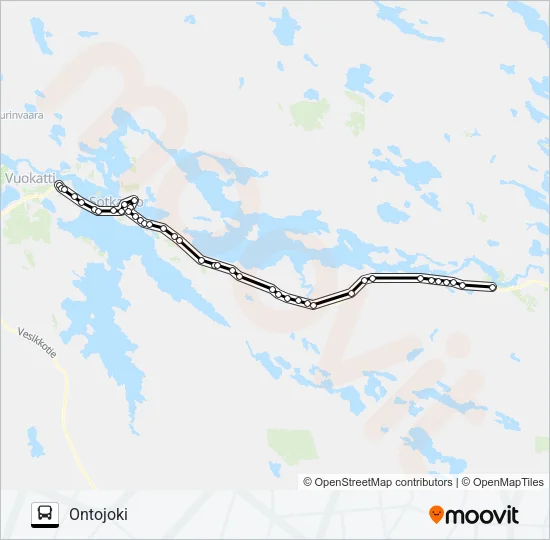 ONTOJOKI IP Bus Line Map