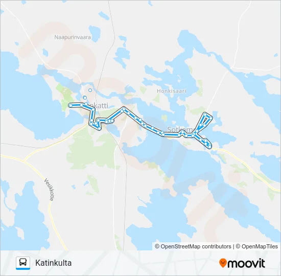 SOTKATTI Bus Line Map