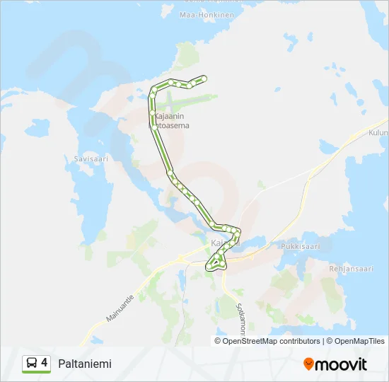 4 Bus Line Map