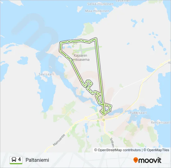 4 Bus Line Map