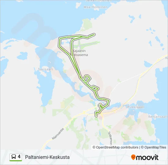 4 Bus Line Map