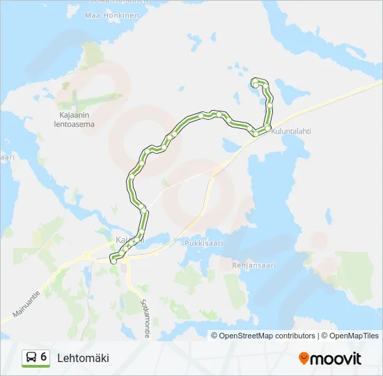 6 Bus Line Map