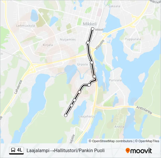 4L Bus Line Map