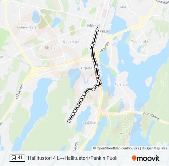 4L Bus Line Map
