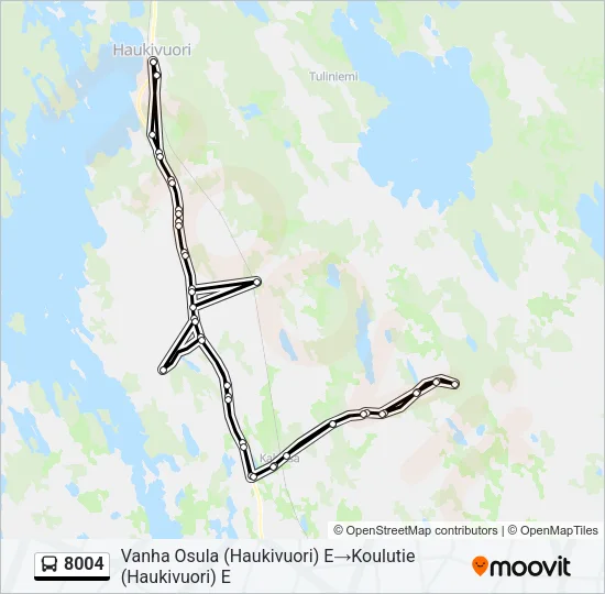 8004 Bus Line Map