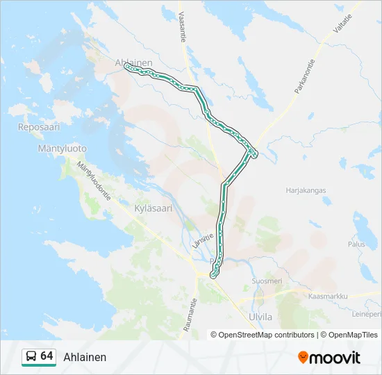 64 Bus Line Map