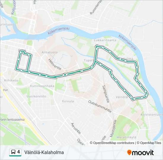 4 Bus Line Map