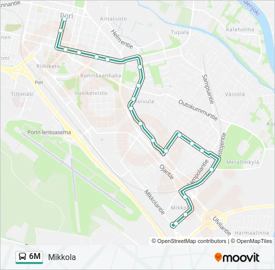 6M Bus Line Map