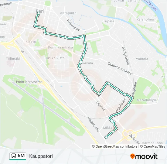 6M Bus Line Map