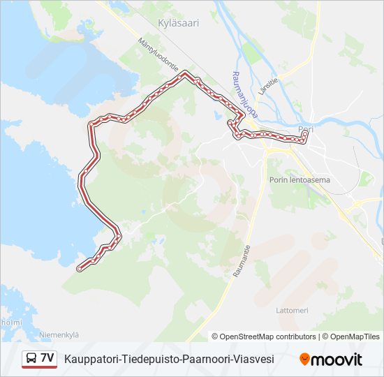 7V bus Line Map