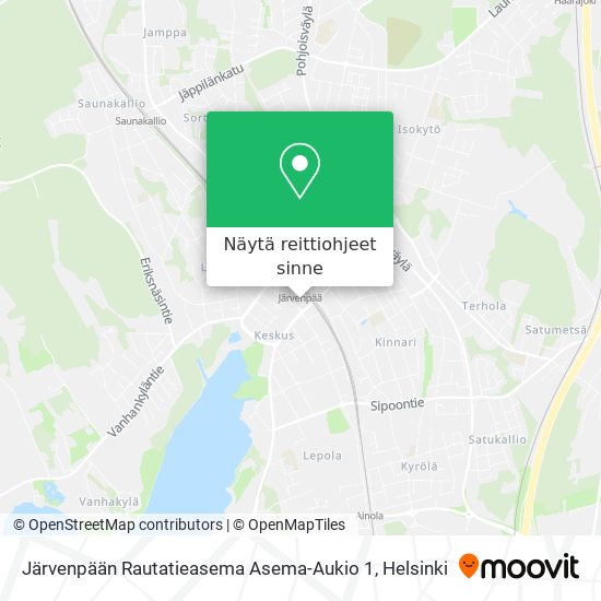 Kuinka päästä kohteeseen Järvenpään Rautatieasema Asema-Aukio 1 paikassa  Helsinki kulkuvälineellä Juna tai Bussi?