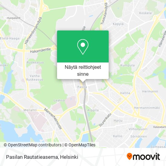 Kuinka päästä kohteeseen Pasilan Rautatieasema paikassa Helsinki  kulkuvälineellä Bussi, Juna, Raitiovaunu tai Metro?