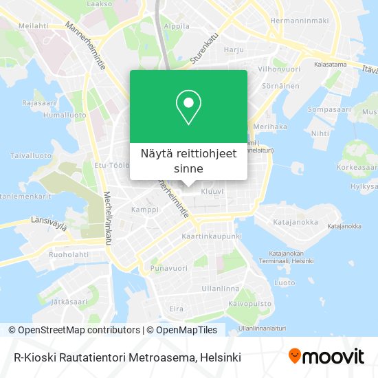 Kuinka päästä kohteeseen R-Kioski Rautatientori Metroasema paikassa  Helsinki kulkuvälineellä Bussi, Metro tai Juna?