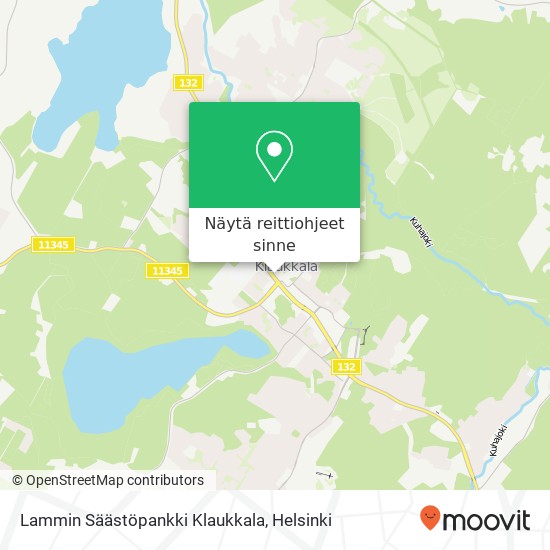 Lammin Säästöpankki Klaukkala kartta