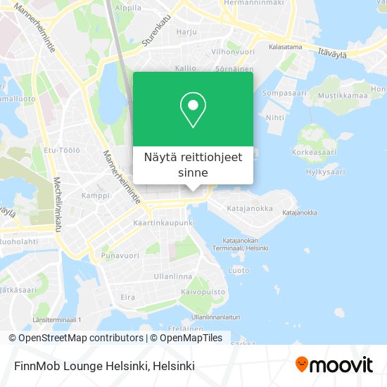 FinnMob Lounge Helsinki kartta