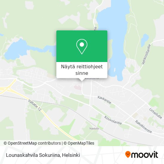 Lounaskahvila Sokuriina kartta