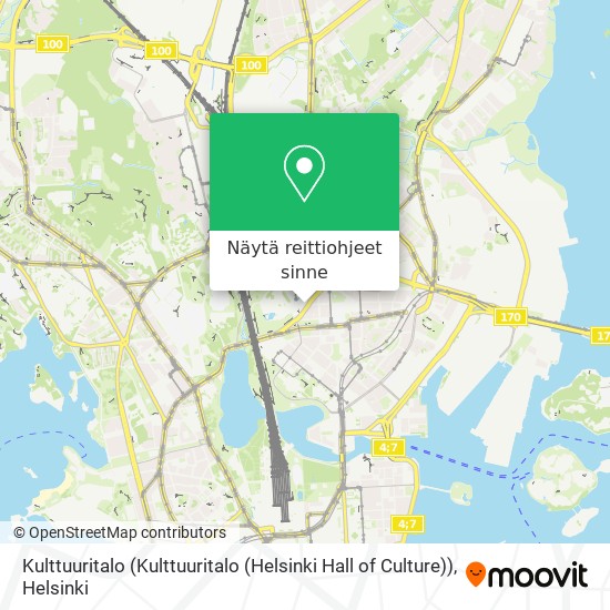 Kulttuuritalo (Kulttuuritalo (Helsinki Hall of Culture)) kartta