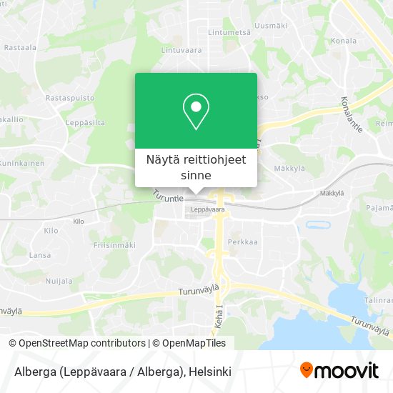 Alberga (Leppävaara / Alberga) kartta