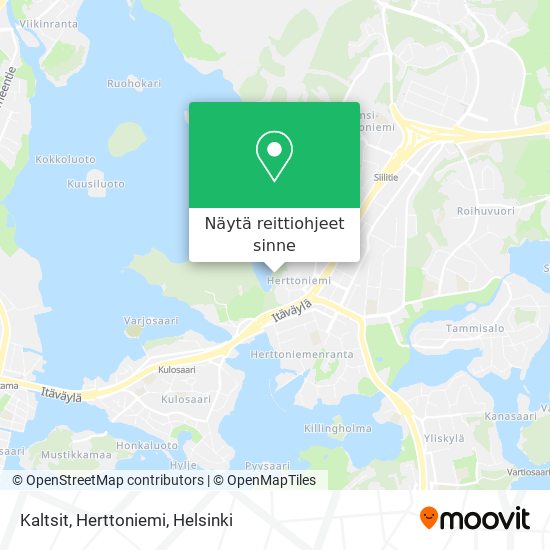 Kaltsit, Herttoniemi kartta