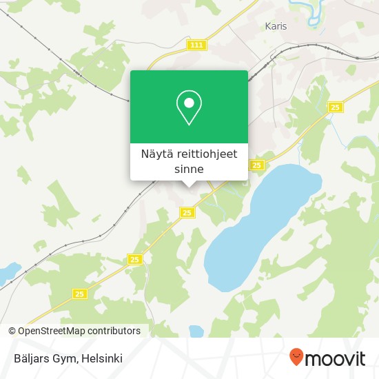 Bäljars Gym kartta