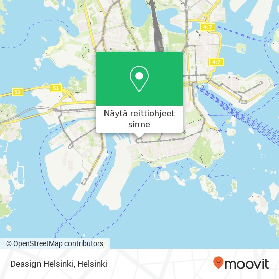 Deasign Helsinki kartta