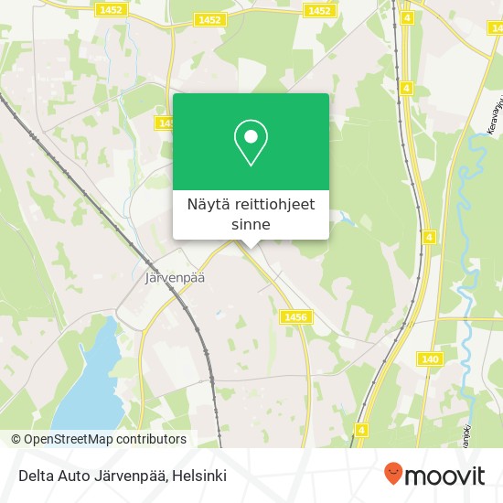 Delta Auto Järvenpää kartta