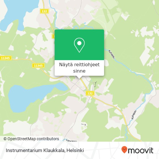 Instrumentarium Klaukkala kartta