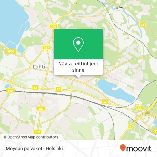 Möysän päiväkoti kartta