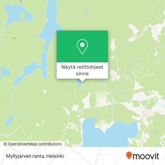 Myllyjärven ranta kartta