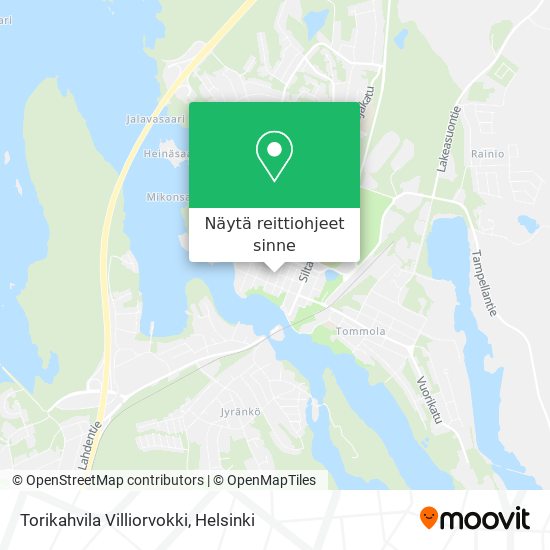 Torikahvila Villiorvokki kartta