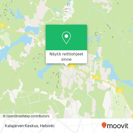 Kalajärven Keskus kartta