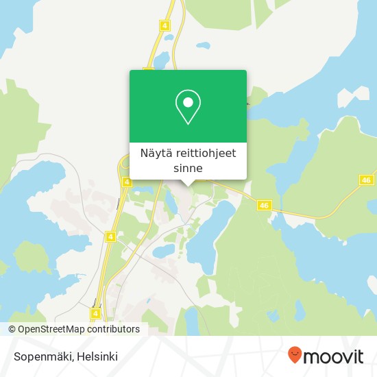 Sopenmäki kartta