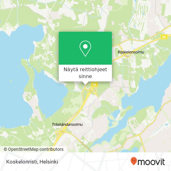 Koskelonristi kartta