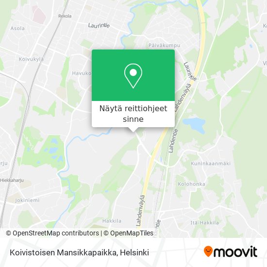 Koivistoisen Mansikkapaikka kartta