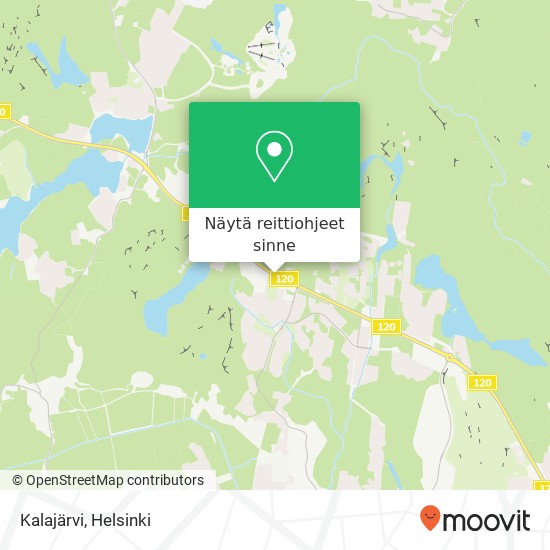 Kalajärvi kartta