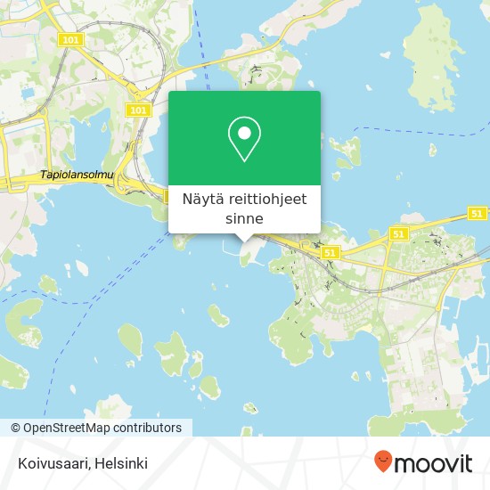 Koivusaari kartta