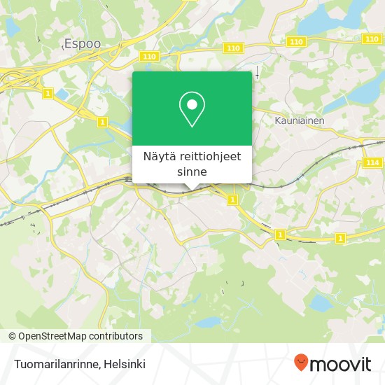 Tuomarilanrinne kartta