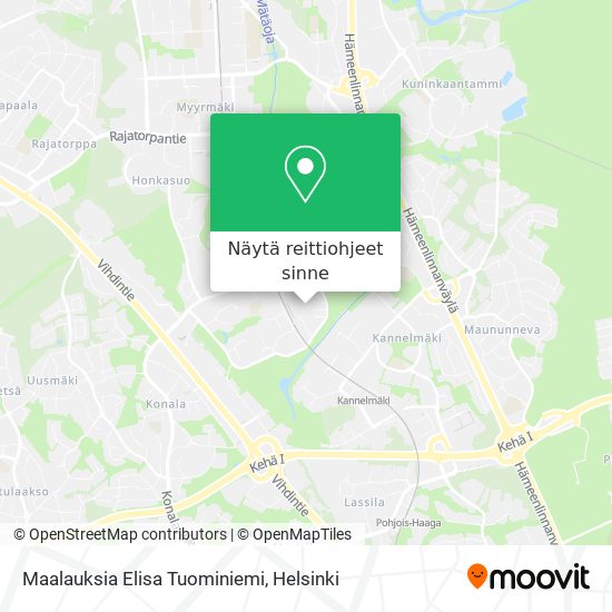 Maalauksia Elisa Tuominiemi kartta
