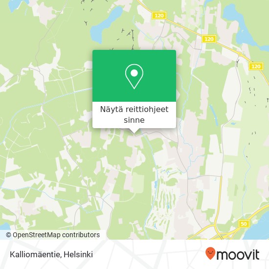 Kalliomäentie kartta