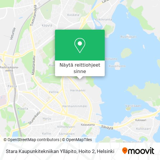 Stara Kaupunkitekniikan Ylläpito, Hoito 2 kartta